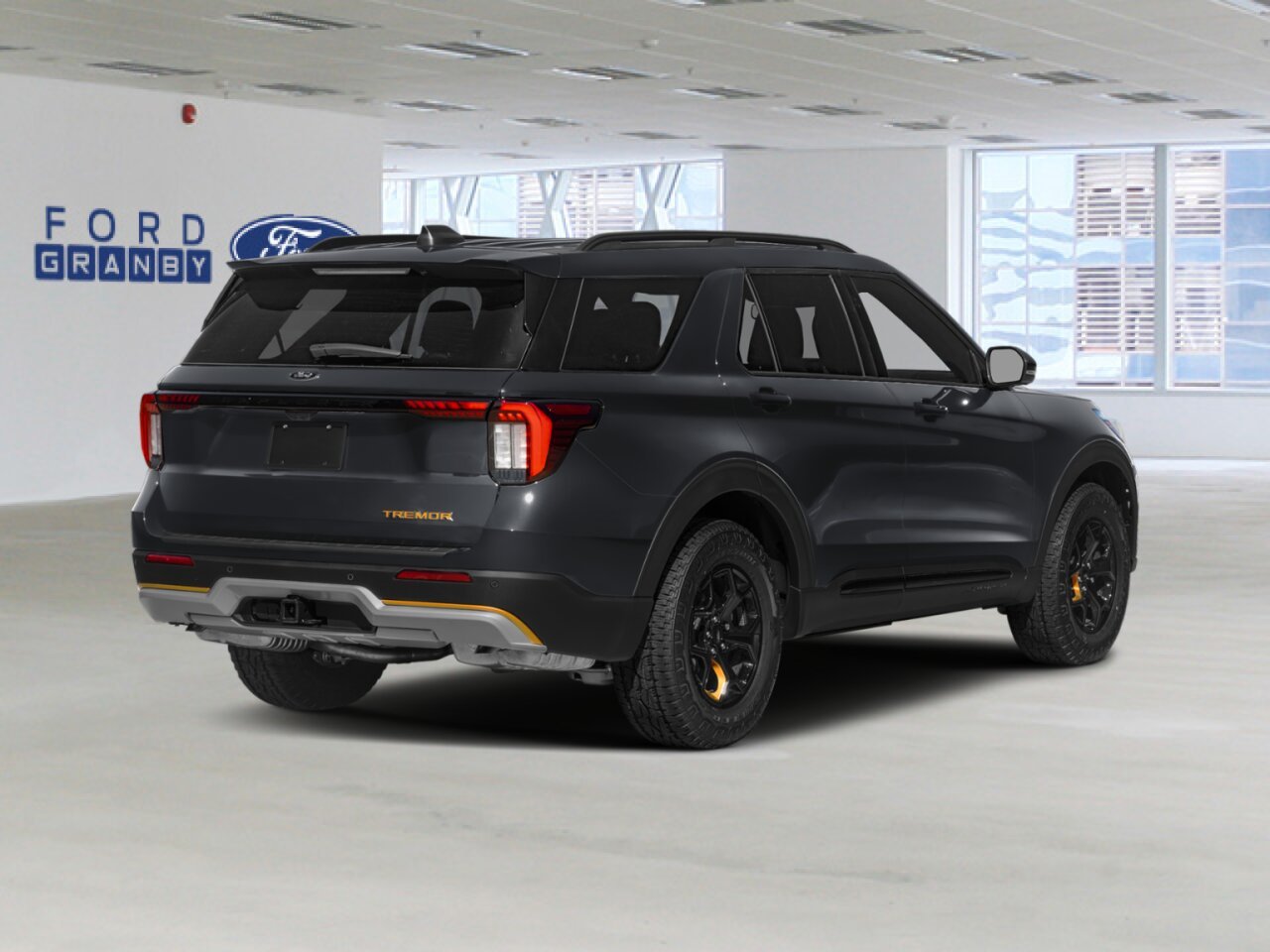 2026 Ford Explorer Agate Black Metallic Granby - photo #2