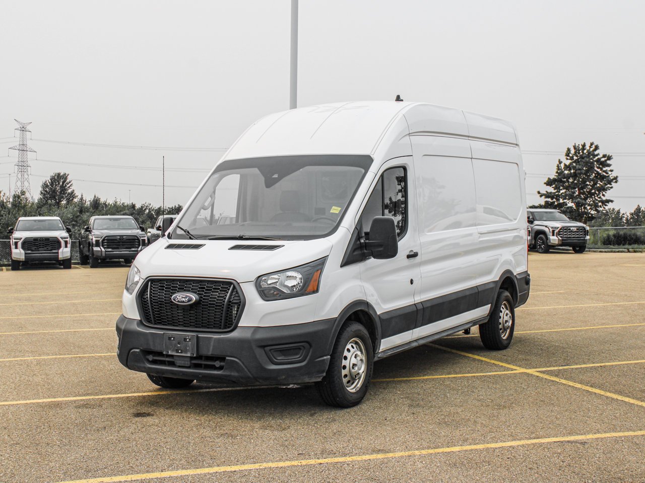 2025 Ford Transit Cargo Van T-250 148 Hi Rf 9070 GVWR AWD White Sherwood Park - photo #3