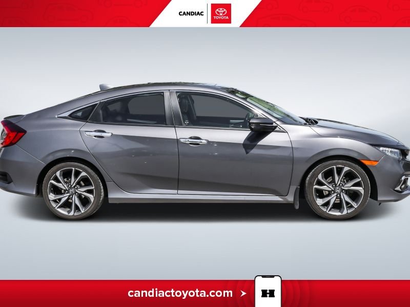 Honda Civic TA04057 | TOURING - BAS KM - TOIT OUVRANT 2020 Gris Laval - photo #10