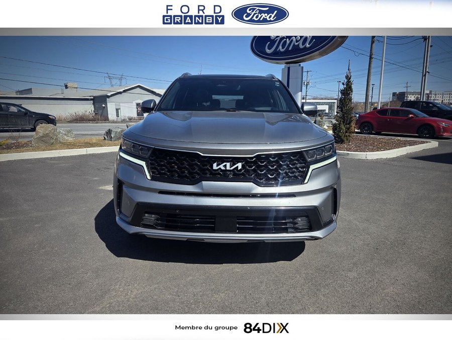 2022 Kia Sorento SX PHEV, Toit, Cuir bleu Grey