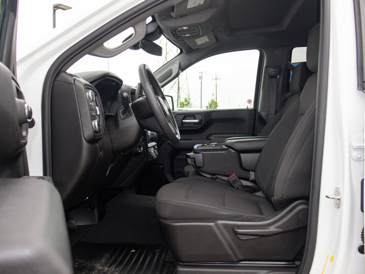 2024 GMC Sierra 1500 4WD Crew Cab 147 Pro White Sherwood Park - photo #17