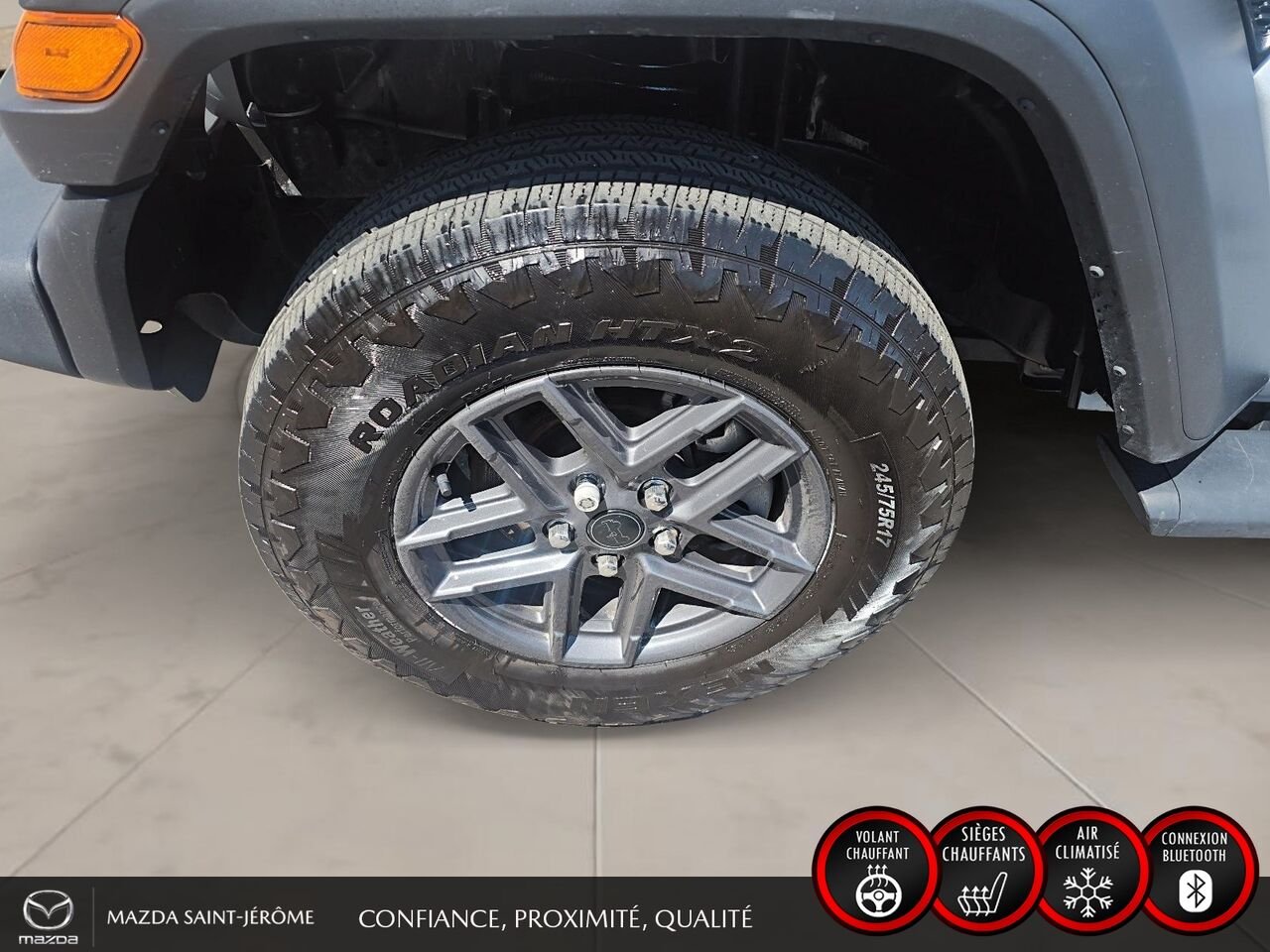 2024 Jeep Wrangler Sport S 4 portes | 2 TOITS | AUTOMATIQUE Grey Saint-Jérôme - photo #10