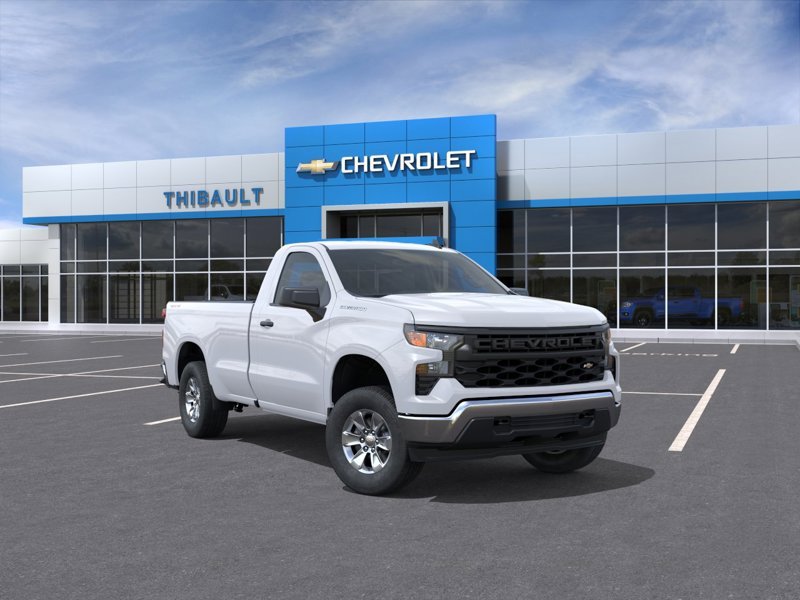 CHEVROLET Silverado 1500 WT cabine classique 4RM 140 po 2026 BLANC SOMMET