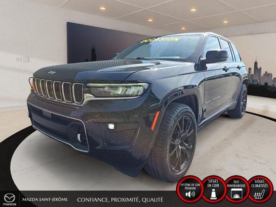 Jeep Grand Cherokee Overland | TOIT PANORAMIQUE | AUDIO MCINTOSH | 2023 Noir