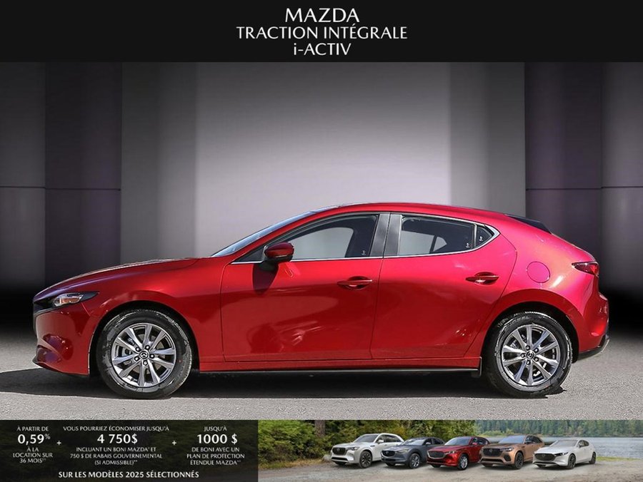 Mazda Mazda3 Sport 2025 2025 Rouge vibrant cristal métallisé