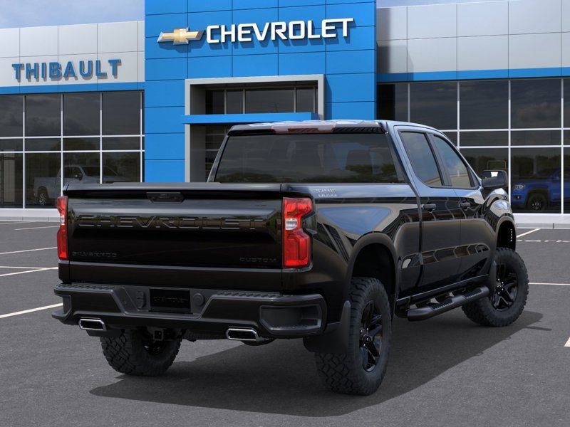 CHEVROLET Silverado 1500 Custom Trail Boss cabine multiplace 4RM 157 po 2026 NOIR