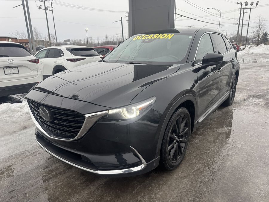 Mazda CX-9 KURO | EDITION CUIR ROUGE | MAGS | CAM DE RECUL 2022 Noir