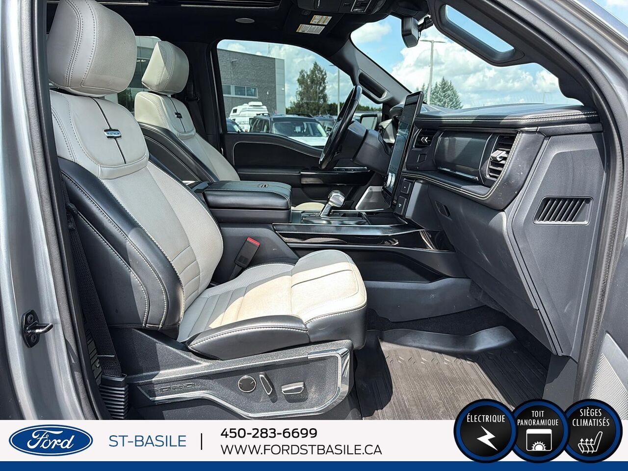2023 Ford F-150 Lightning Silver Saint-Basile-le-Grand - photo #13