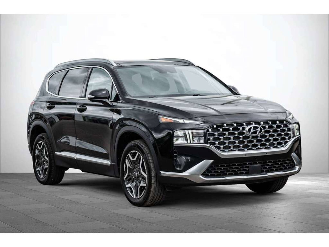 2021 Hyundai Santa Fe Hybrid Black Sainte-Julienne - photo #1