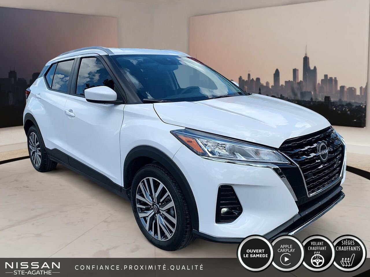 Nissan Kicks Play 2025 Blanc Saint-Jérôme - photo #2
