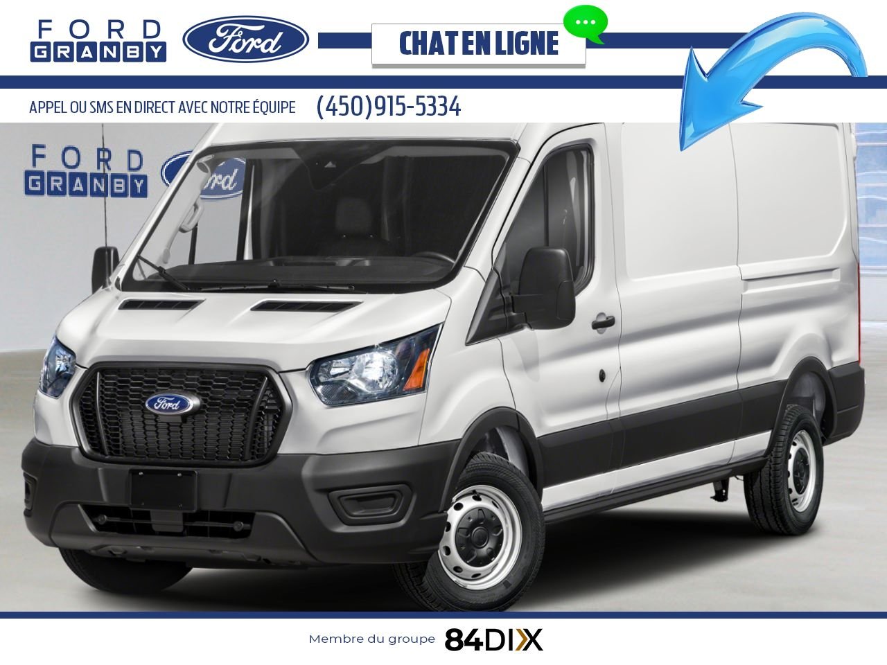 2025 Ford Transit Cargo Van Oxford White Granby - photo #0