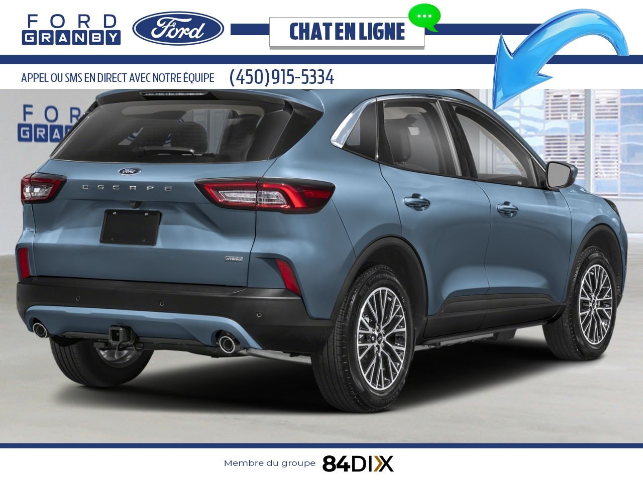 2026 Ford Escape Vapor Blue Metallic Granby - photo #1