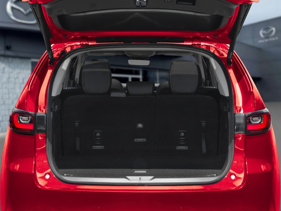 Mazda CX-90 hybride léger GT TI, 7 PASSAGERS, BANQUETTE, COMMANDE AU VOLANT 2026 Bleu