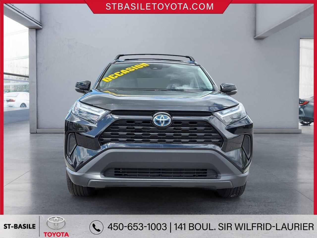 TOYOTA RAV4 Hybride 2022 Noir minuit métallisé Saint-Basile-le-Grand - photo #1