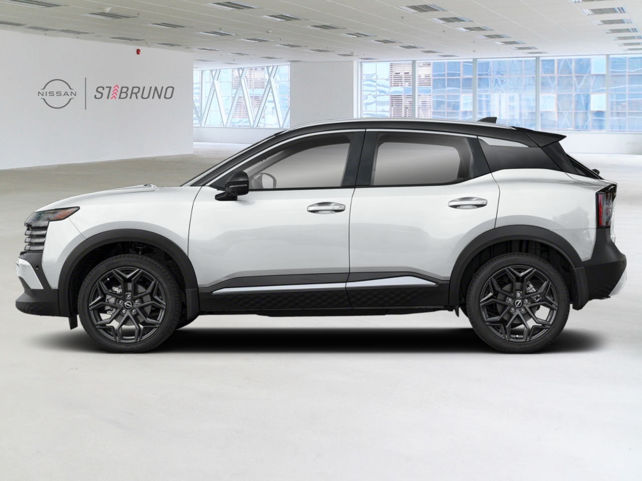 2026 Nissan Kicks Aspen White TriCoat/Super Black Saint-Basile-le-Grand - photo #1