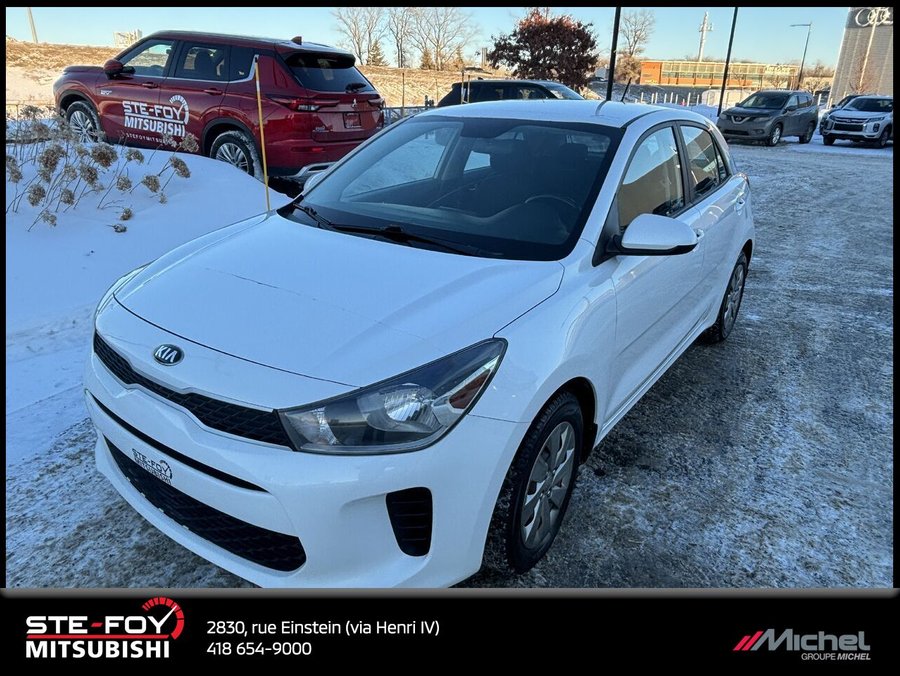 Kia Rio LX+, VOLANT CHAUFFANT, SIÈGES CHAUFFANTS,CRUISE CONTROL, CAMÉRA DE RECUL, JAMAIS ACCIDENTÉ. 2018 Blanc