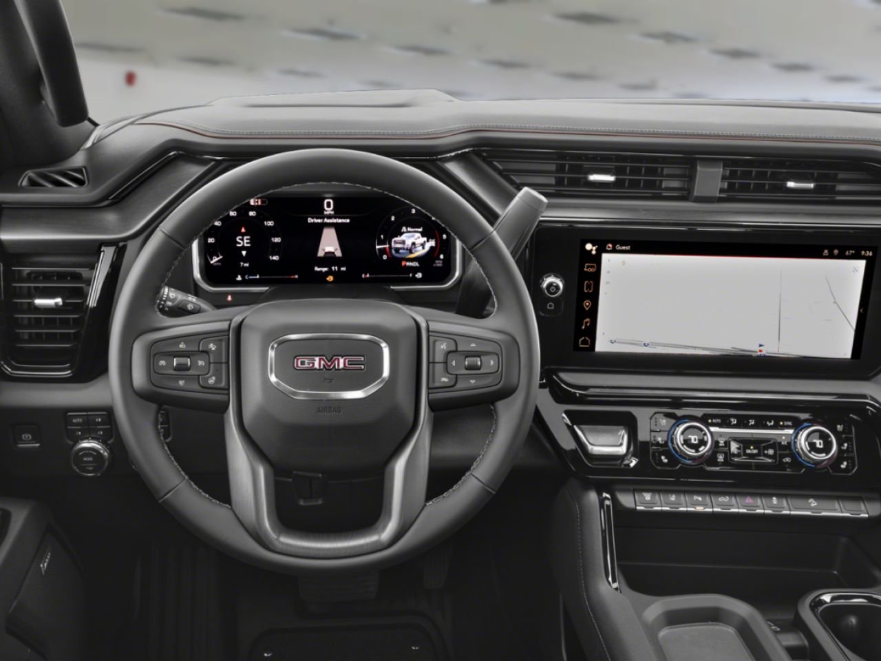 2026 GMC Sierra 2500HD AT4 cabine multiplace 4RM 159 po Onyx Black Amos - photo #9