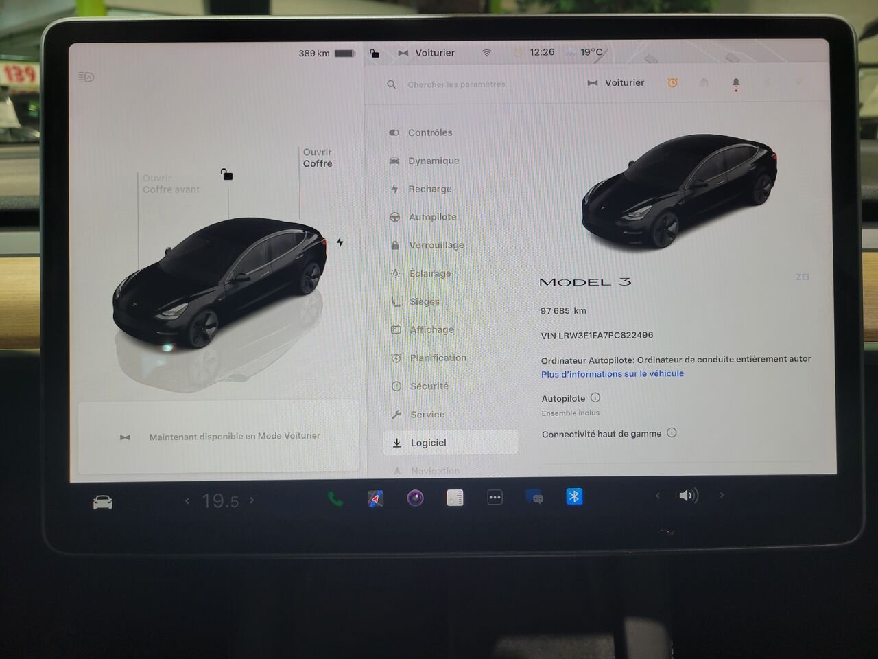 Tesla Model 3 2023 Noir Longueuil, - photo #18