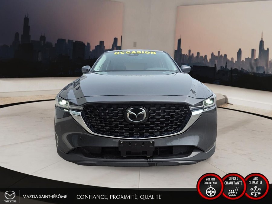 Mazda CX-5 GS | CUIR | AWD | MAGS | 2025 Gris