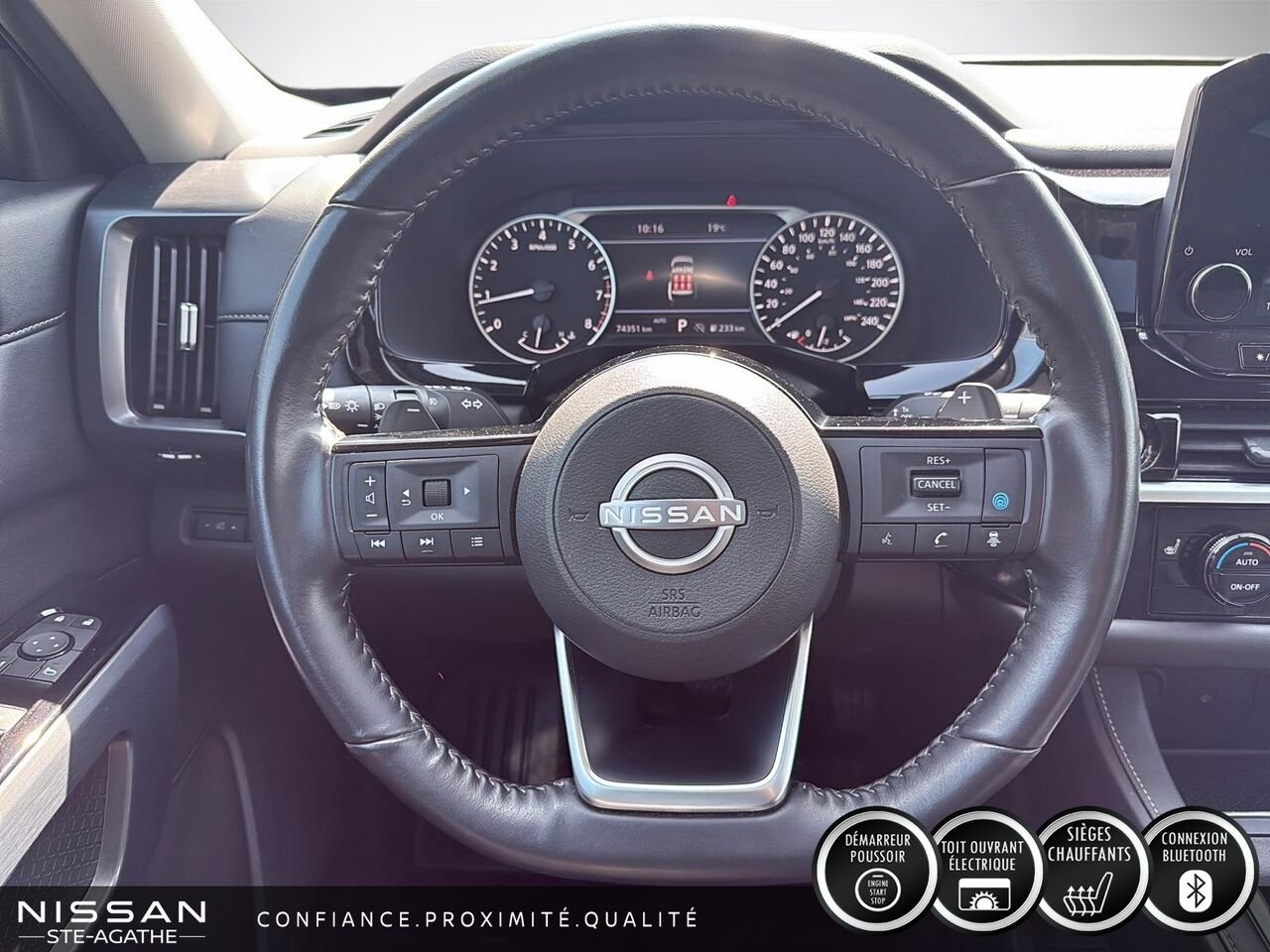 Nissan Pathfinder 2024 Noir Ste-Agathe des Monts - photo #11
