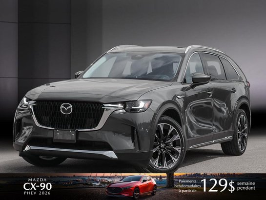 Mazda CX-90 hybride rechargeable 2026 2026 Gris mécanique métallisé