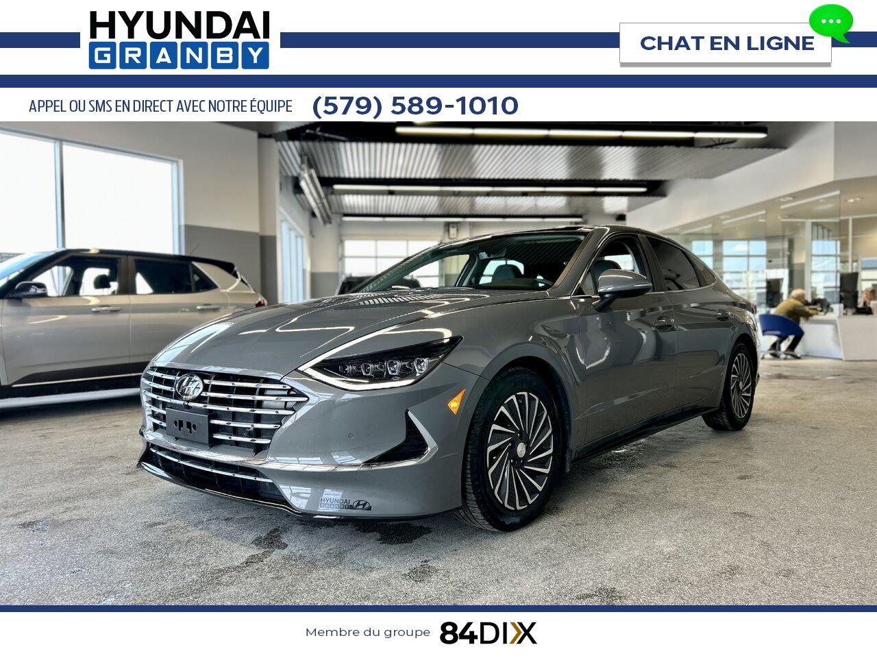 Hyundai Sonata Hybride 2023 Gris Granby - photo #4