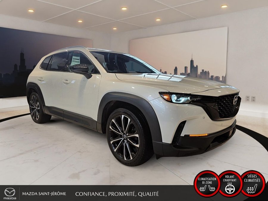 Mazda CX-50 GT | TOIT PANORAMIQUE | CUIR | AWD | 2023 Blanc