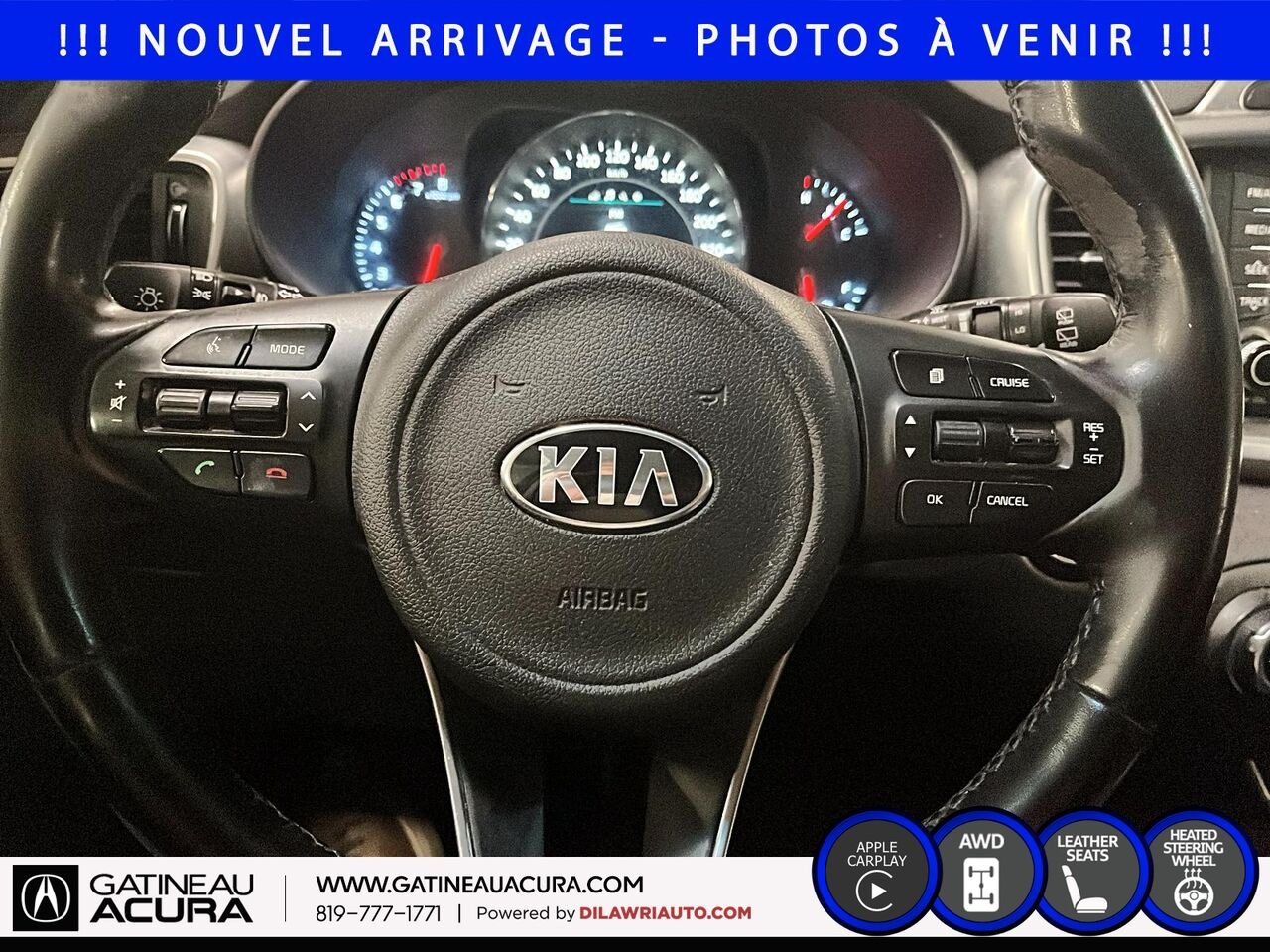 Kia Sorento EX Turbo AWD 2018 Noir Ottawa & Gatineau - photo #12