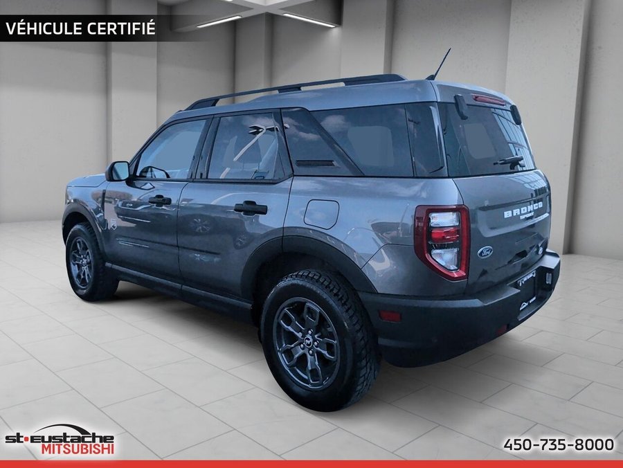 2022 Ford Bronco Sport Big Bend 4X4-GPS-BANC CHAUFFANT-CARPLAY/ANDROID AUTO Grey