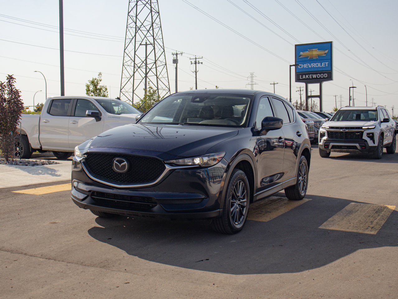 2021 Mazda CX-5 GS AWD Blue Sherwood Park - photo #3