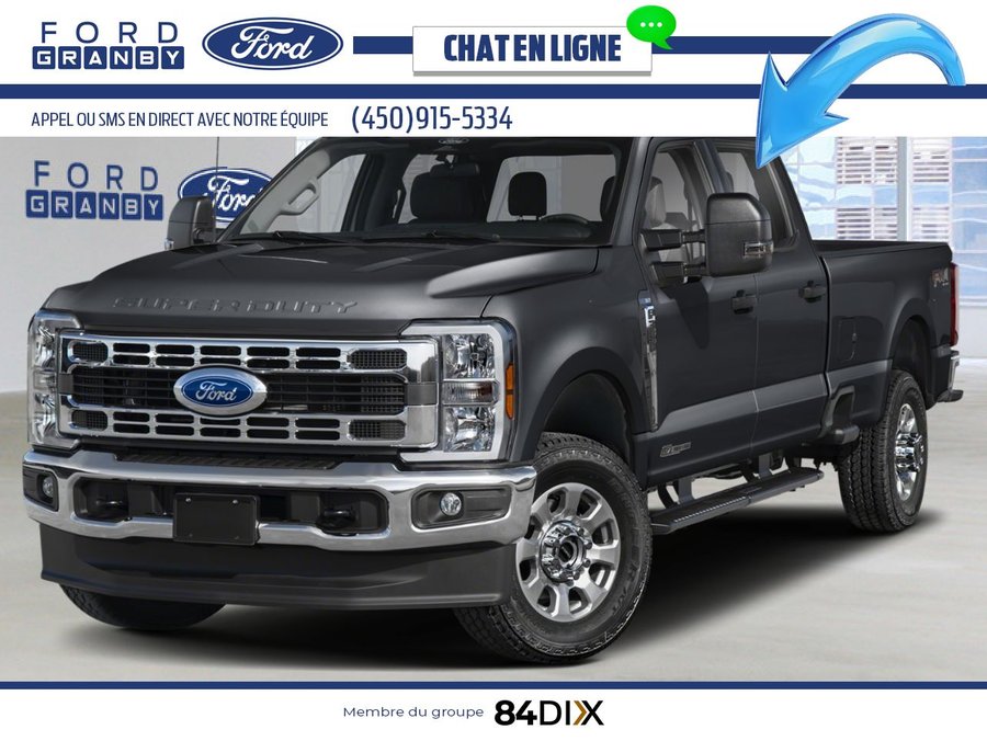 Ford Super Duty F-350 à roues arrière jumelées XLT cabine 6 places 4RM caisse de 8 pi 2026 Noir agate métallisé