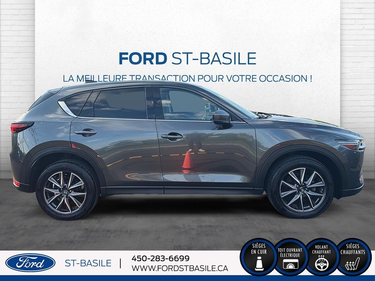 MAZDA CX-5 2017 Gris Saint-Basile-le-Grand - photo #9