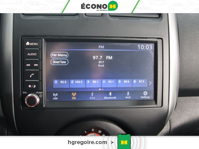 Nissan MICRA 821788 | S AUTO GR ÉLEC A/C BLUETOOTH CAMÉRA 2018 Blanc Laval - photo #9
