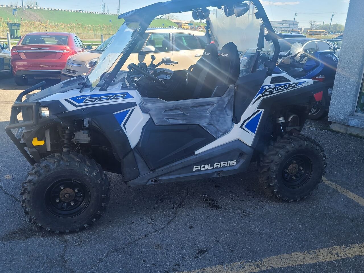 2018 polaris rzr Blue  - photo #3