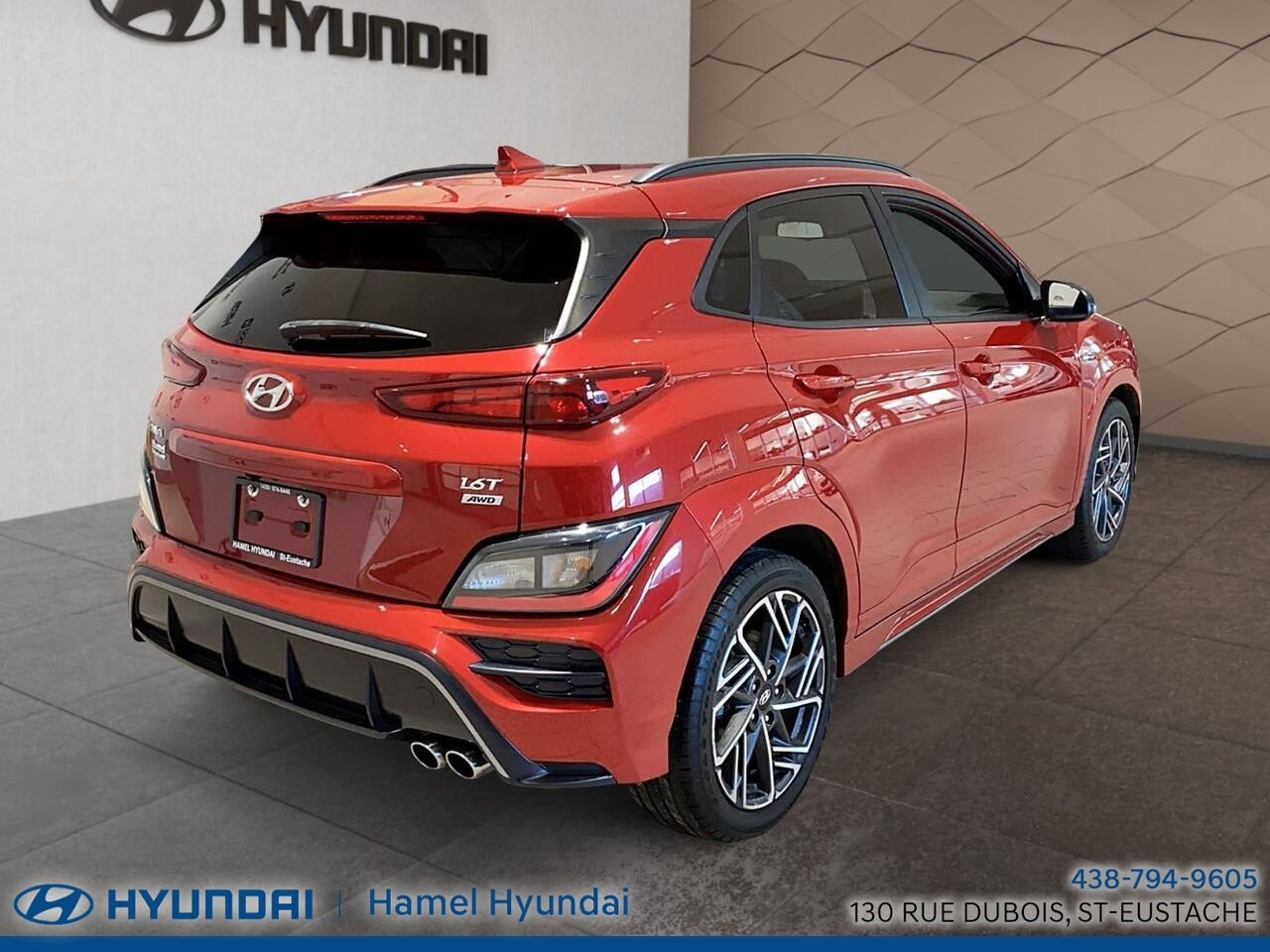 Hyundai Kona 2023 Rouge Saint-Eustache - photo #2