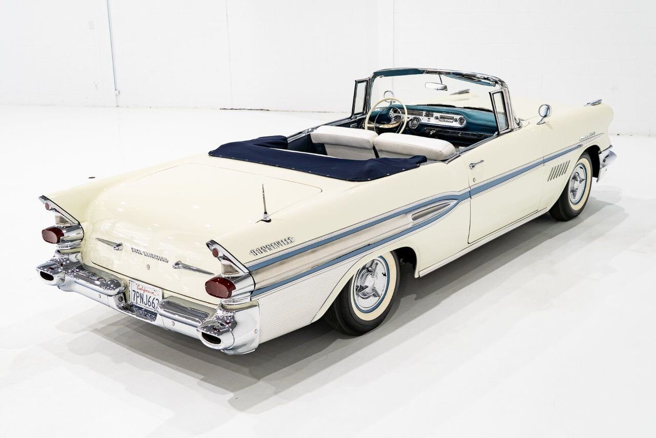 1957 Pontiac Bonneville *PRICE IN USD* Fuel injected 347/315HP 1 of 630 produced White Montreal - photo #25