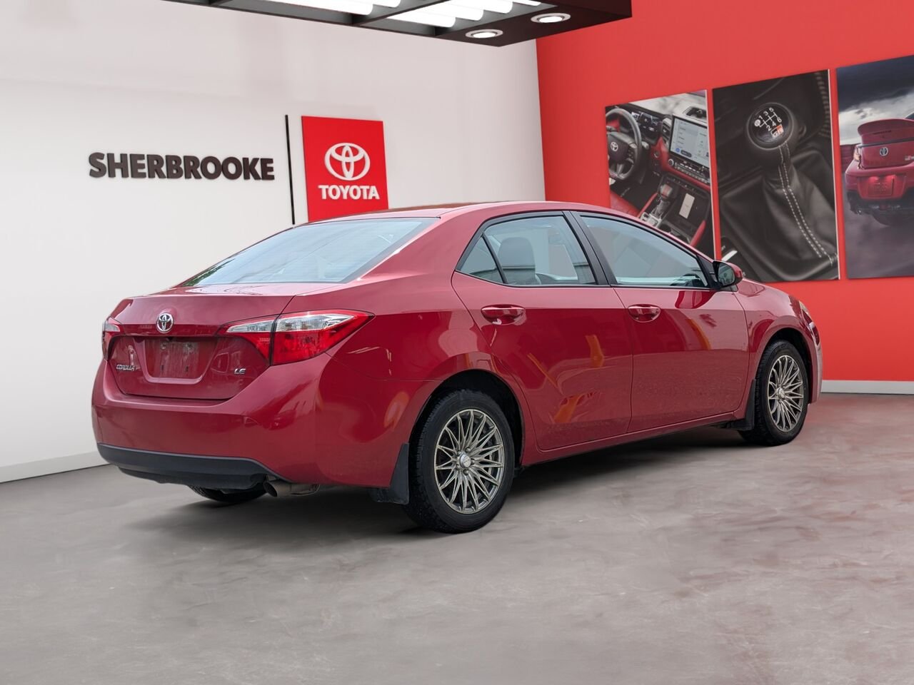 2016 Toyota Corolla 2T1BURHEXGC604303 Barcelona Red Metallic Sherbrooke - photo #2
