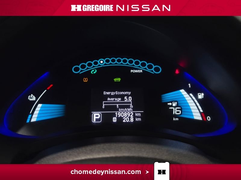 2014 Nissan Leaf Blue Saint-Eustache - photo #19