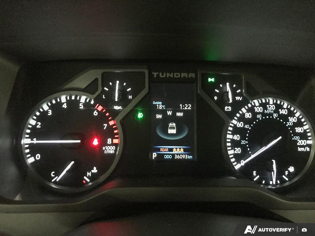 2025 Toyota Tundra S2500058 | SR, previously a demo, under 36,000km gray Edmonton - photo #12