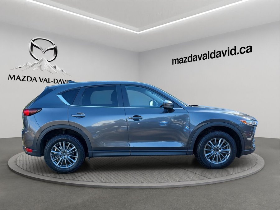 2018 Mazda CX-5 GS Auto AWD, cruise control, commande audio au volant, détecteur d'angles morts Grey
