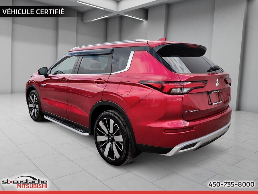 Mitsubishi Outlander PHEV SEL S-AWC PHEV PLUG IN-CUIR-TOIT OUVRANT-BANC CHAUFFANT 2023 Rouge