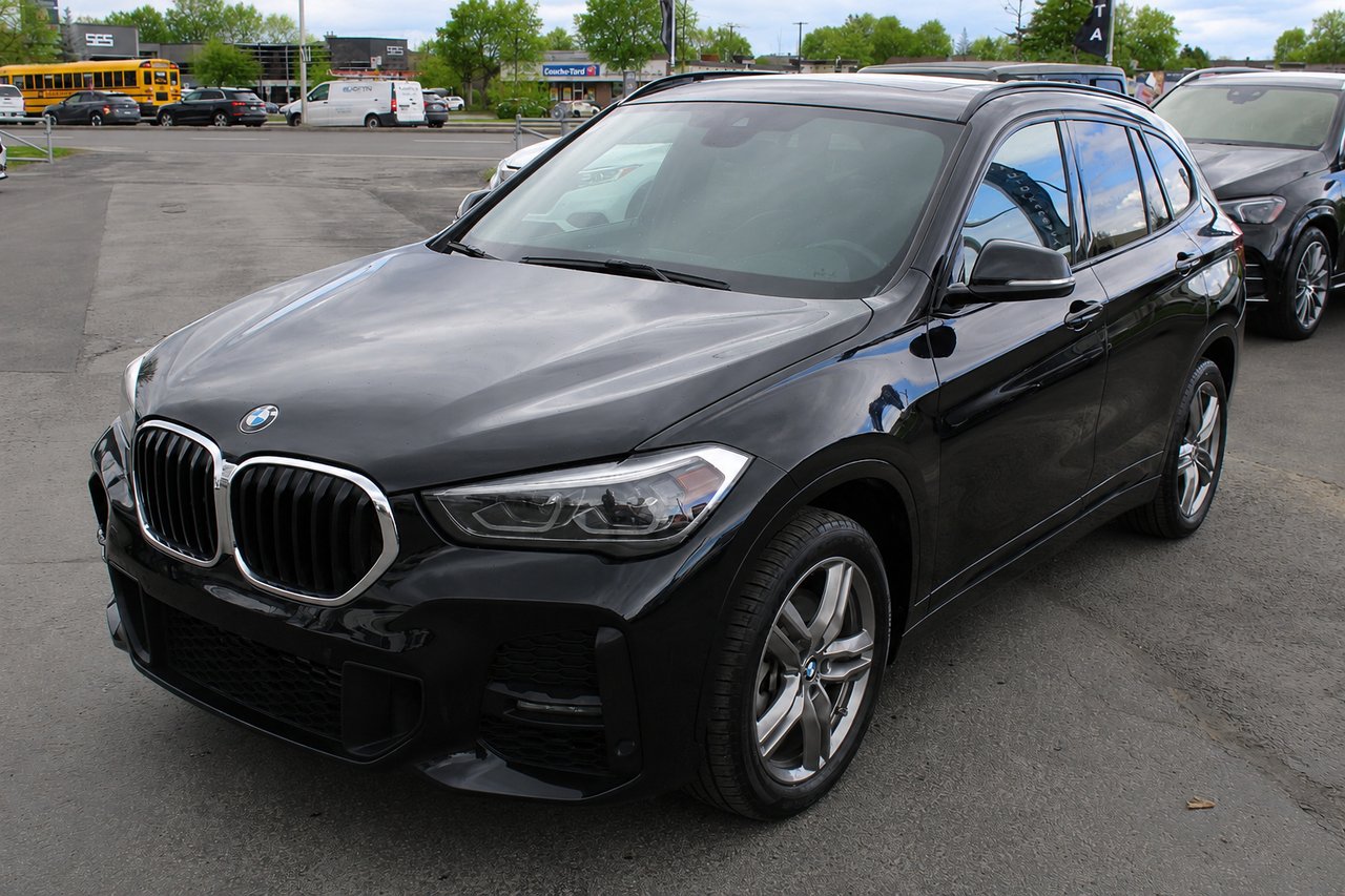 BMW X1 VIN: WBXJG9C02M5T13773 2021 Noir Sainte-Rose - photo #1