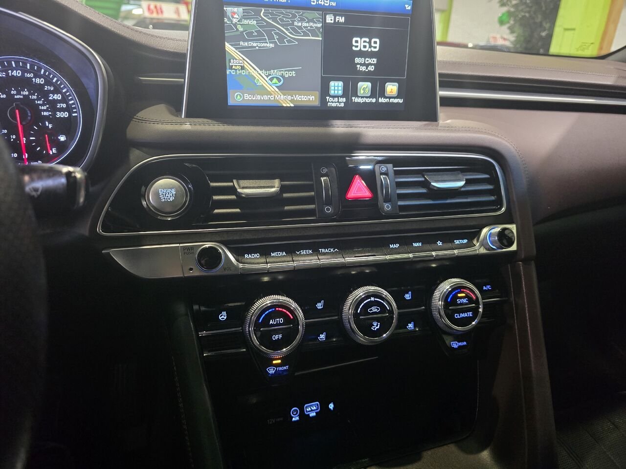 Genesis G70 2019 Noir Longueuil, - photo #23