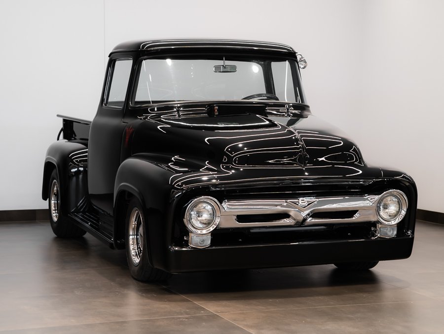 Ford F100 1956 1956 Noir