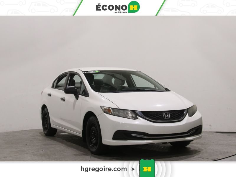 2014 Honda Civic White Blainville - photo #0