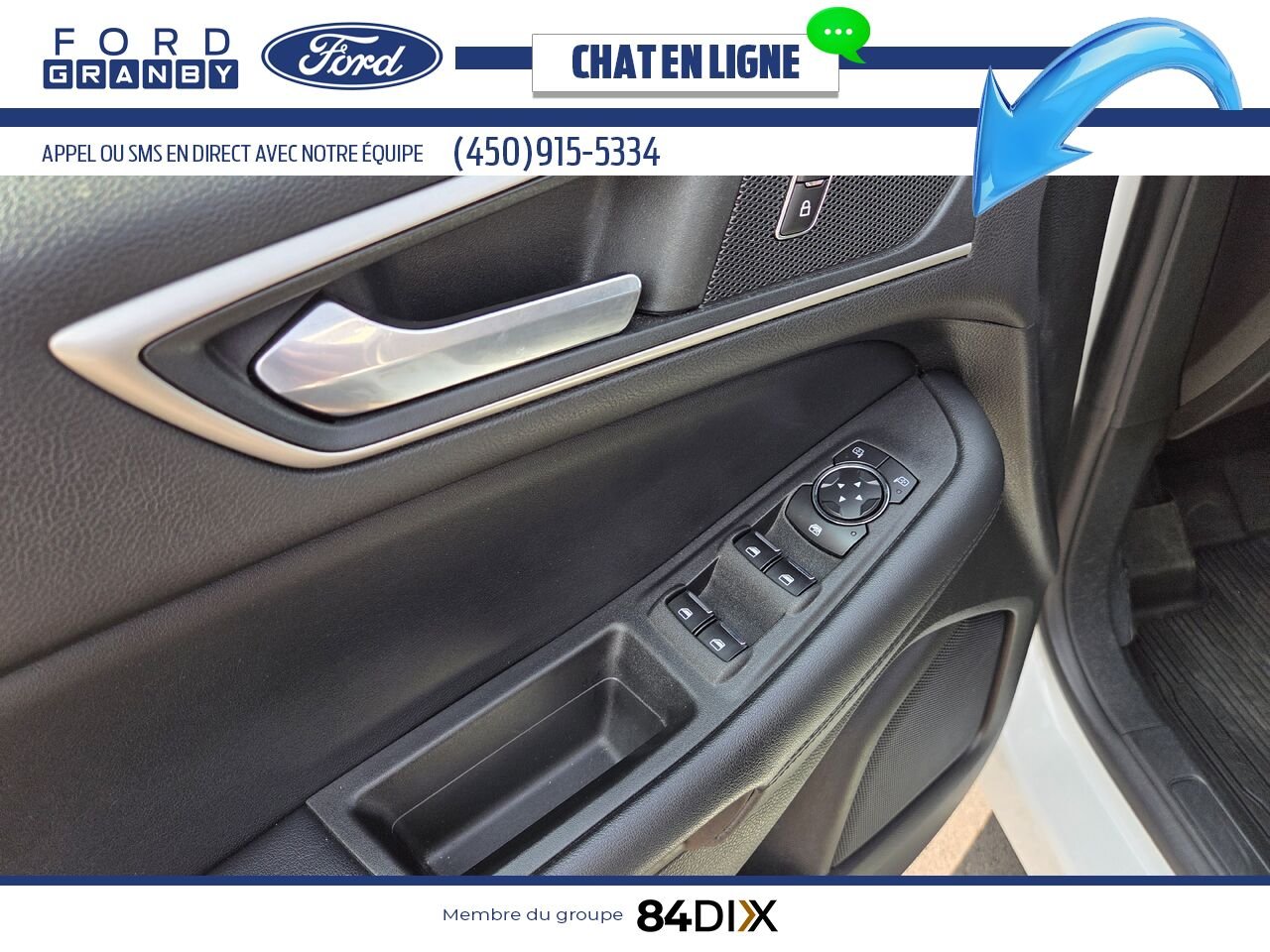 Ford Edge 2022 Blanc Granby - photo #17