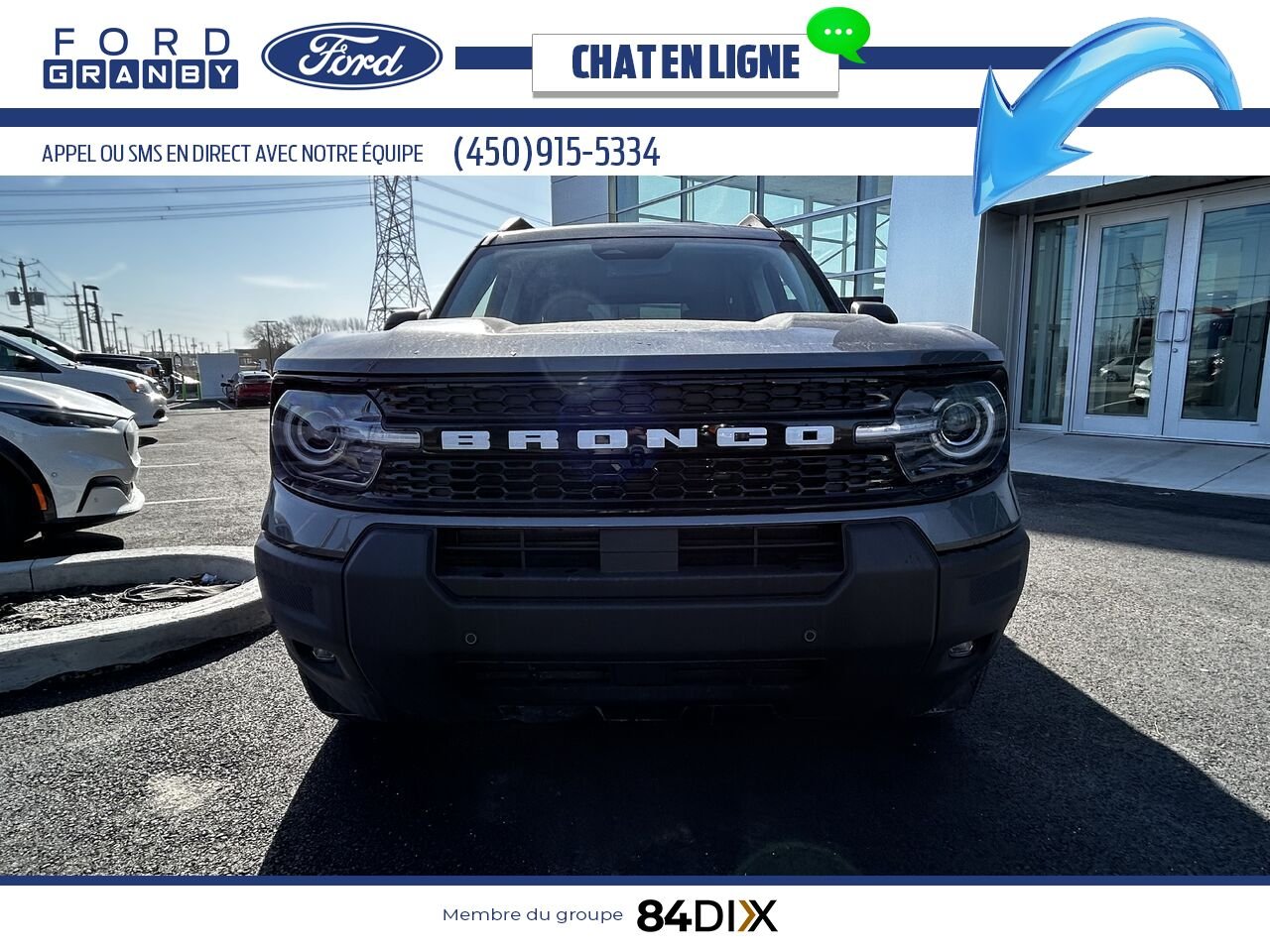 2025 Ford Bronco Sport Azure Grey Metallic Tri-Coat Granby - photo #9