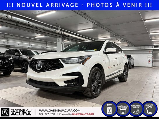 Acura RDX *** CLEAN CARFAX + BAS KILOMÉTRAGE *** 2019 Blanc