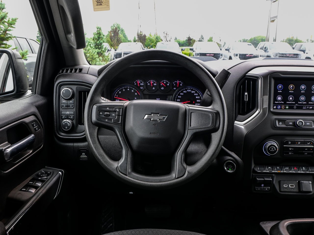 2025 Chevrolet Silverado 1500 4WD Crew Cab 147 Custom Trail Boss Black Sherwood Park - photo #20