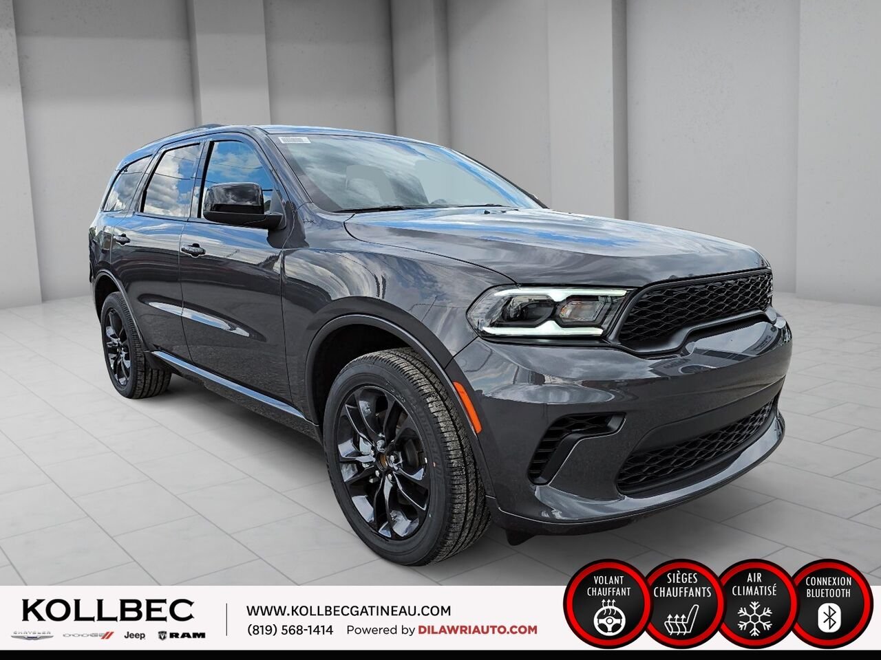 Dodge Durango 26150 | GT TI 2026 Gris vaporeux Gatineau - photo #12